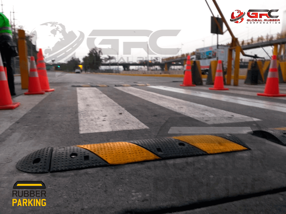 Instalación de rompemuelle o reductor de velocidad