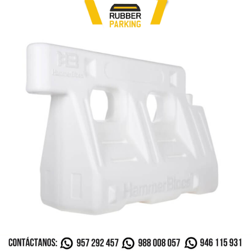 Separador vial Hammer Blocs de plástico HDPE resistente