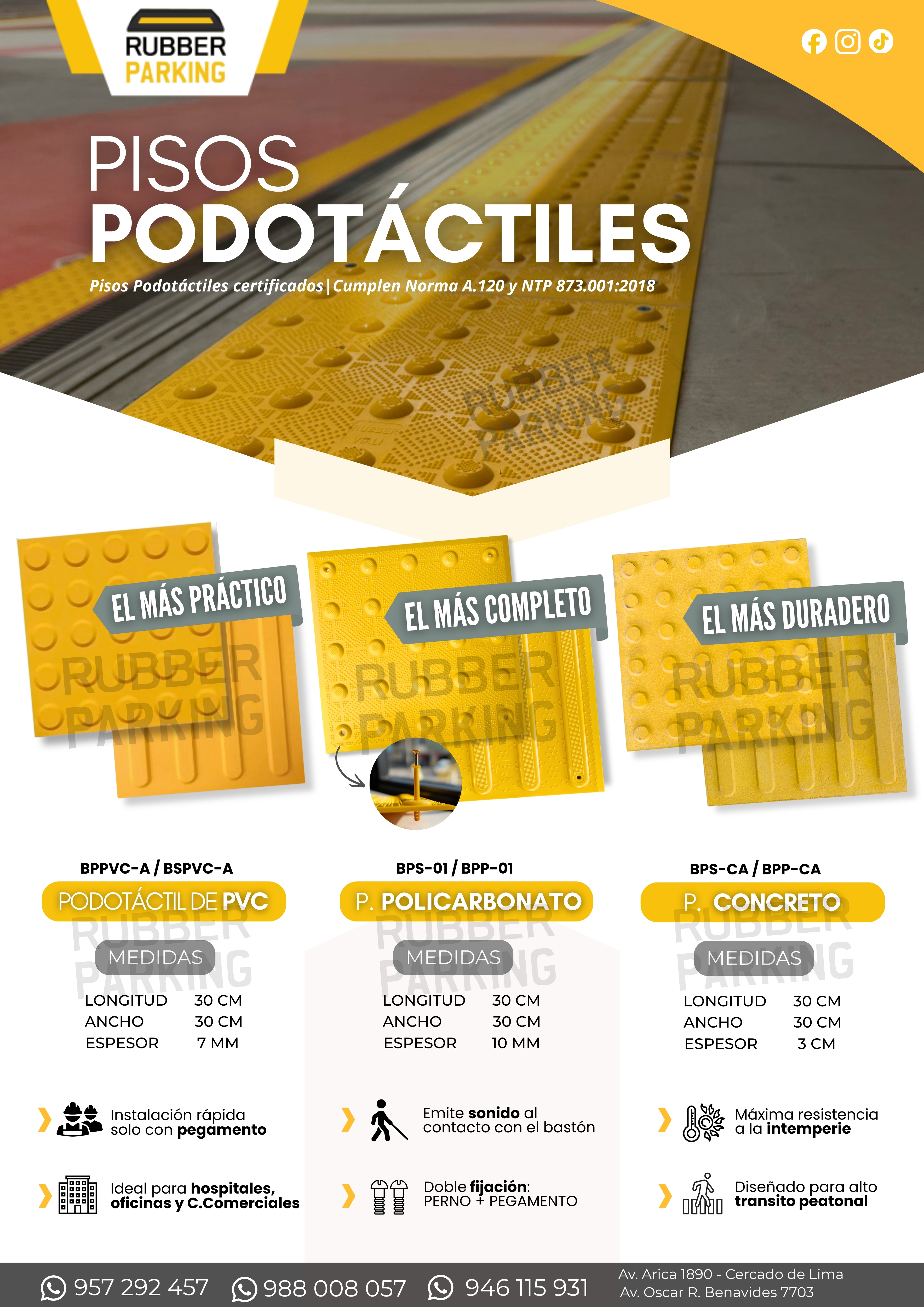 instalacion de pisos podotactiles